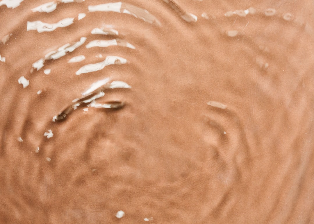Clear water in a modern bathroom