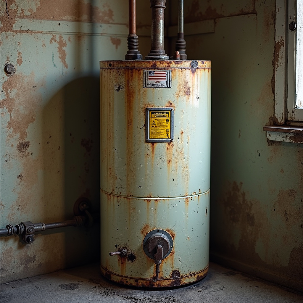 Hot and cold water lines in a home